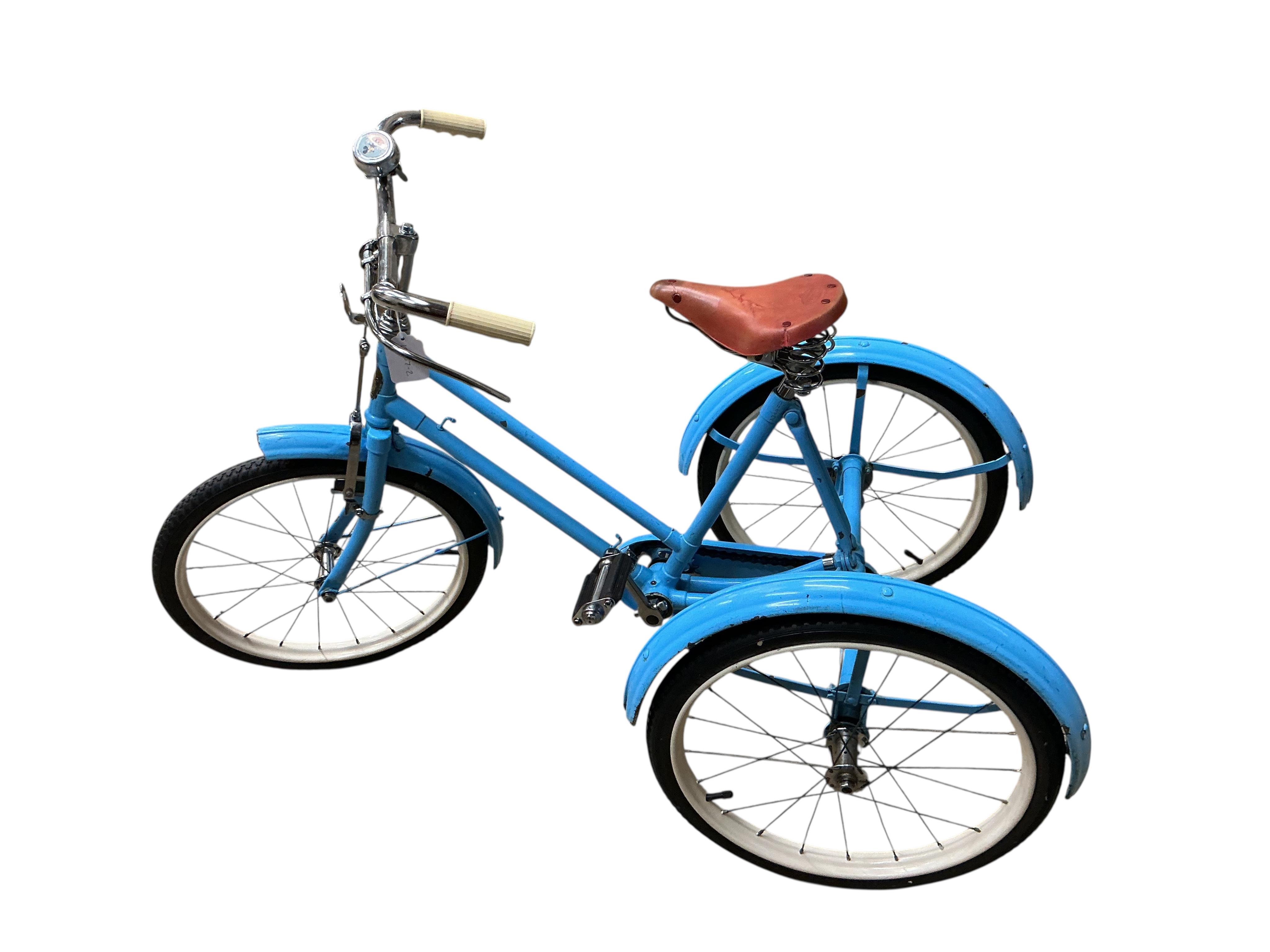 A vintage 1950's Phillips child's tricycle